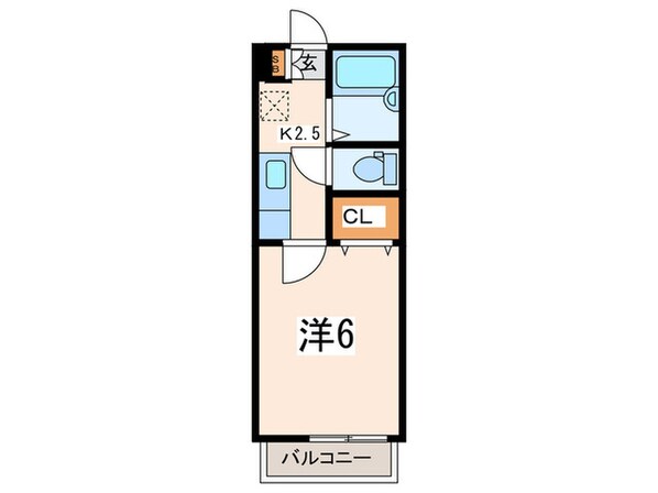 シ－ドリ－フ岡沢の物件間取画像